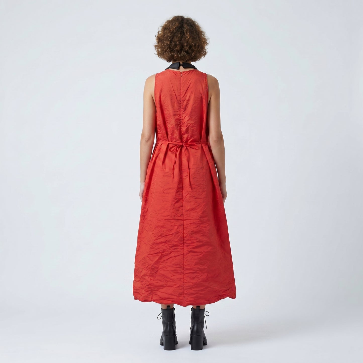 Avant-Garde Red Fringe Dress
