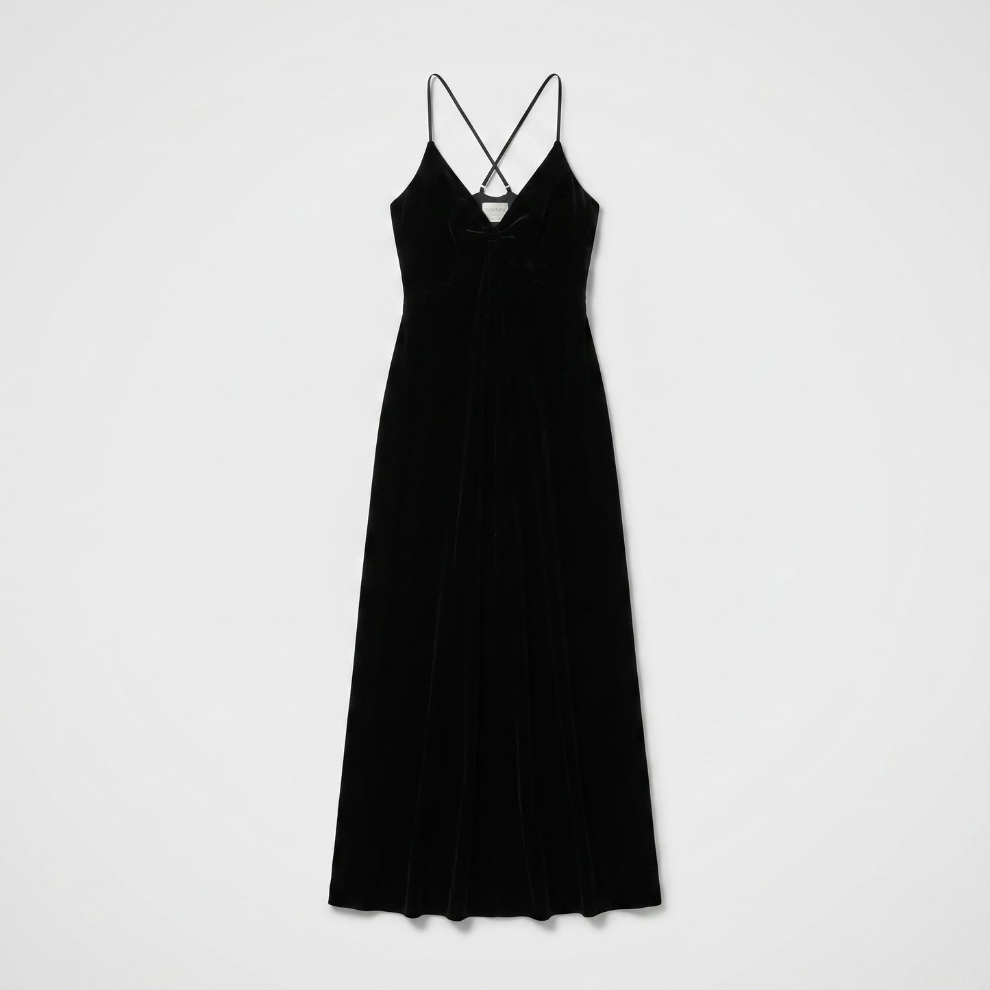 Black Velvet Slip Maxi Dress