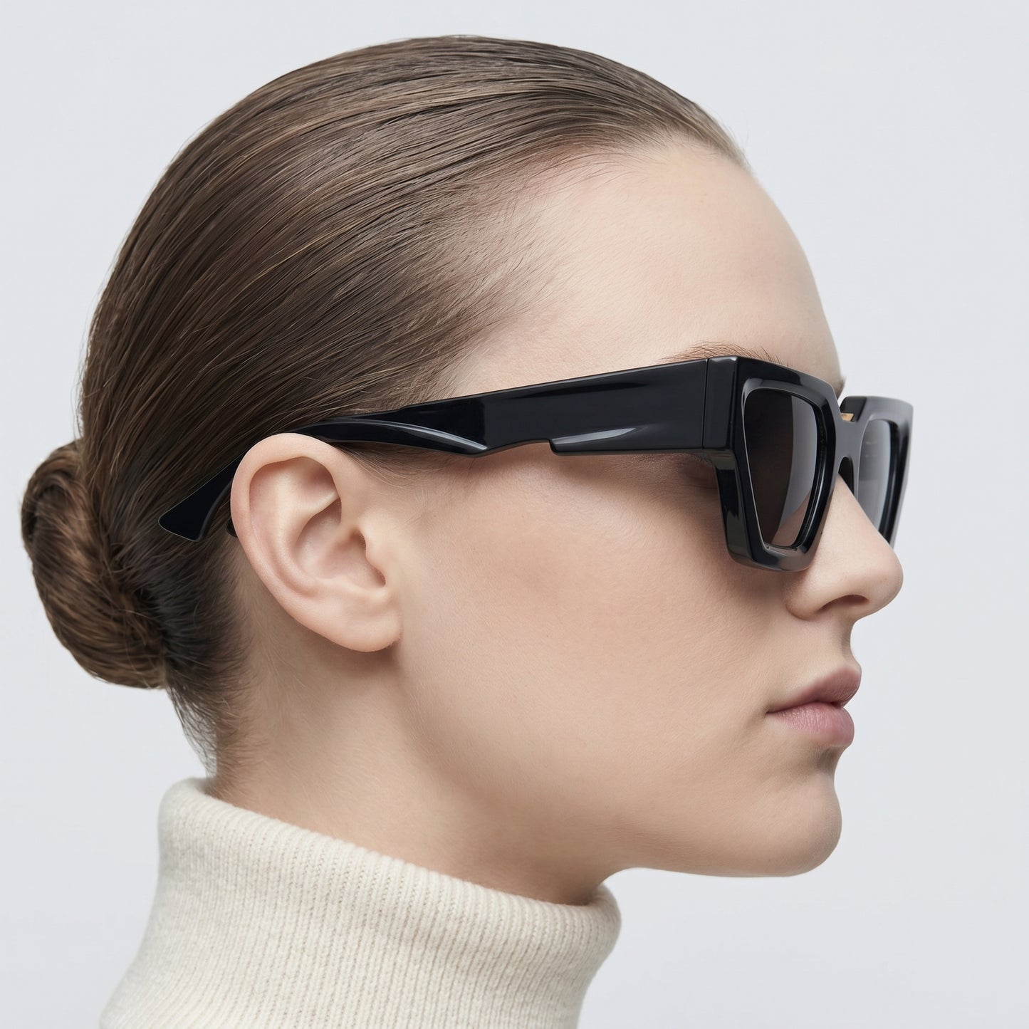 Chunky Geometric Acetate Sunglasses
