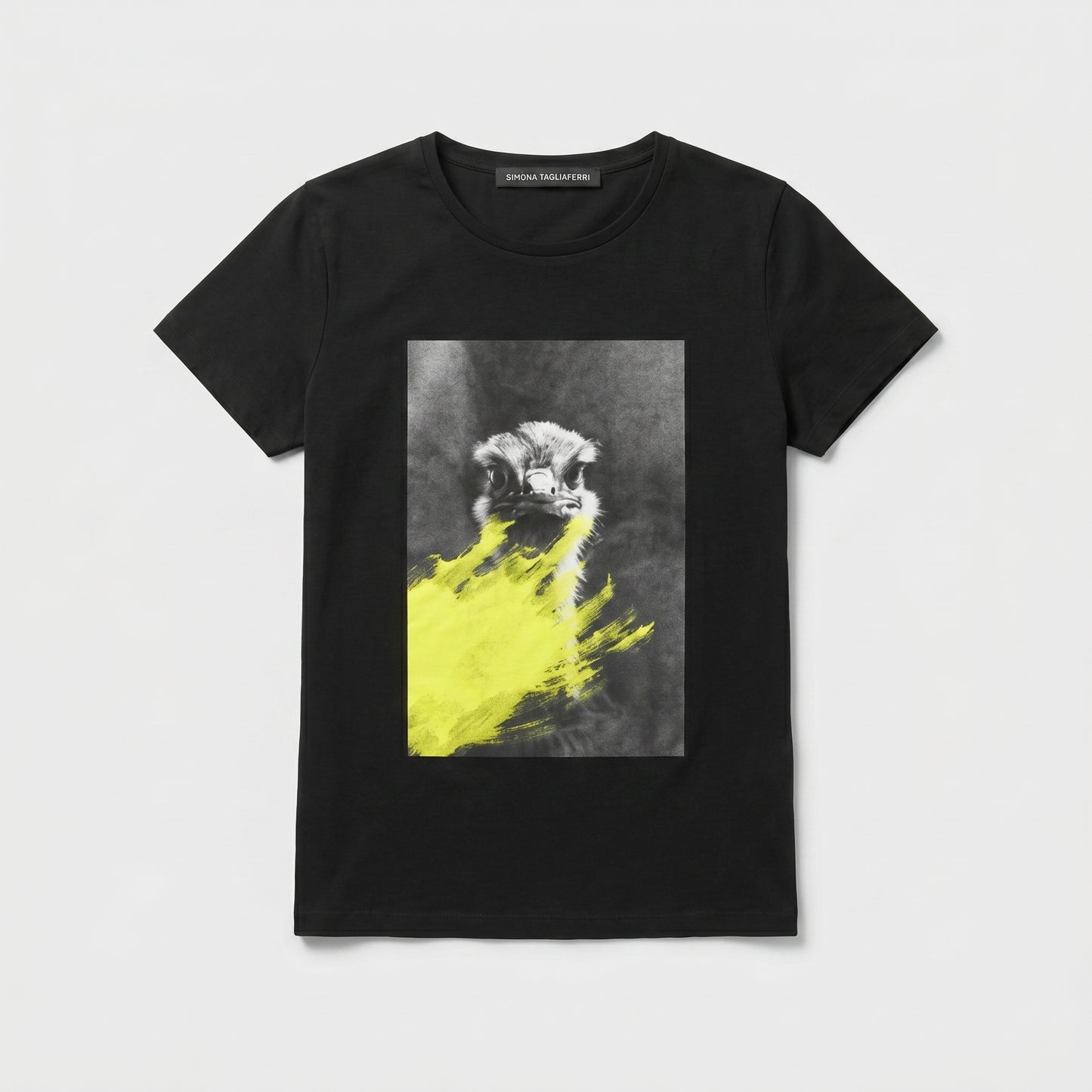 Artistic Ostrich Graphic Tee