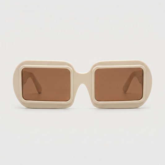 Chunky Retro Rectangular Sunglasses