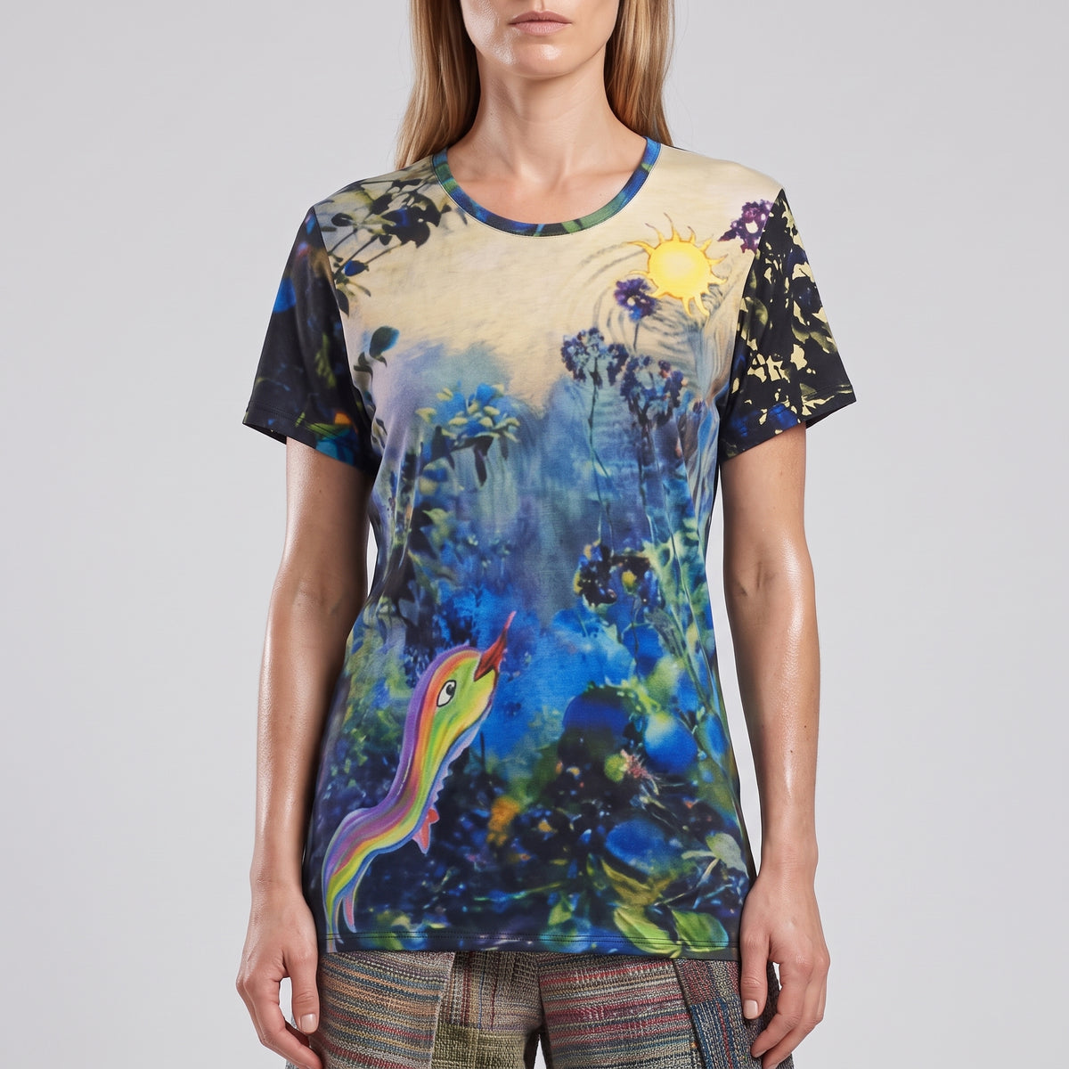 Graphic Printed Artistic Cotton Tee