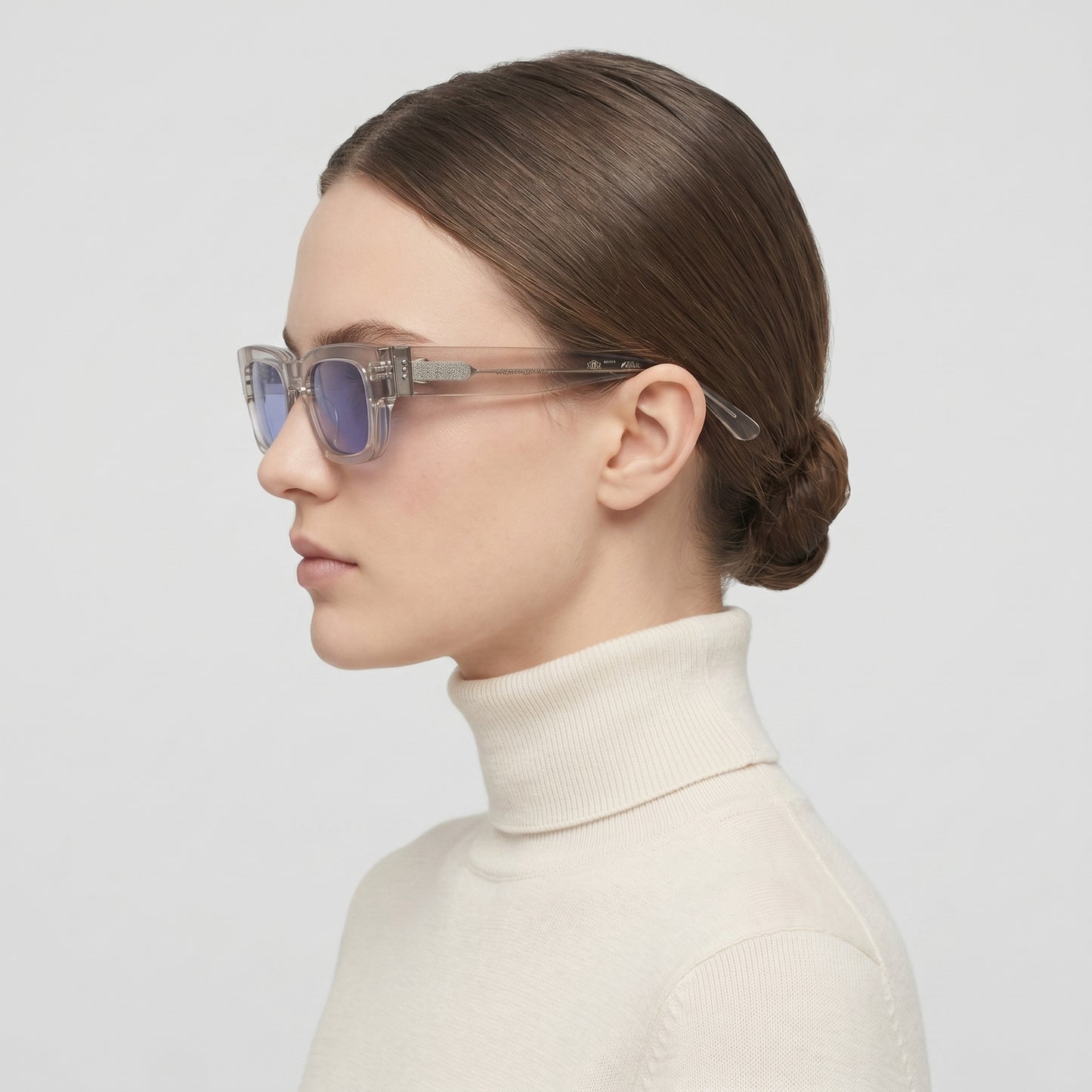 Translucent Square Blue Sunglasses