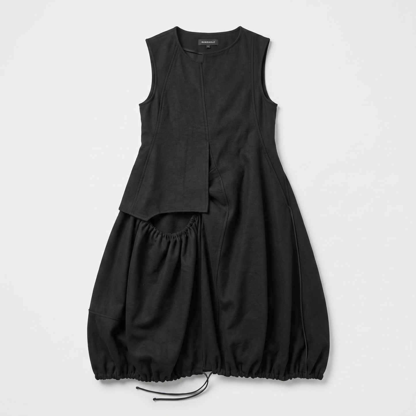 Architectural Asymmetric Tiered Vest