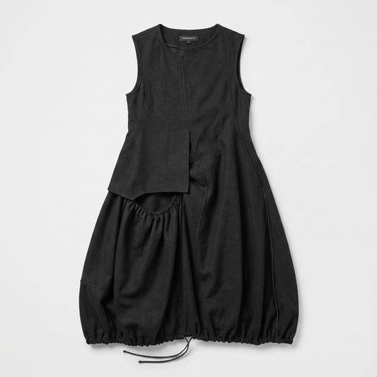 Architectural Asymmetric Tiered Vest