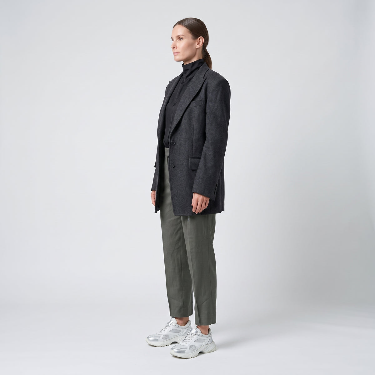 Tailored Linen Straight Leg Trousers
