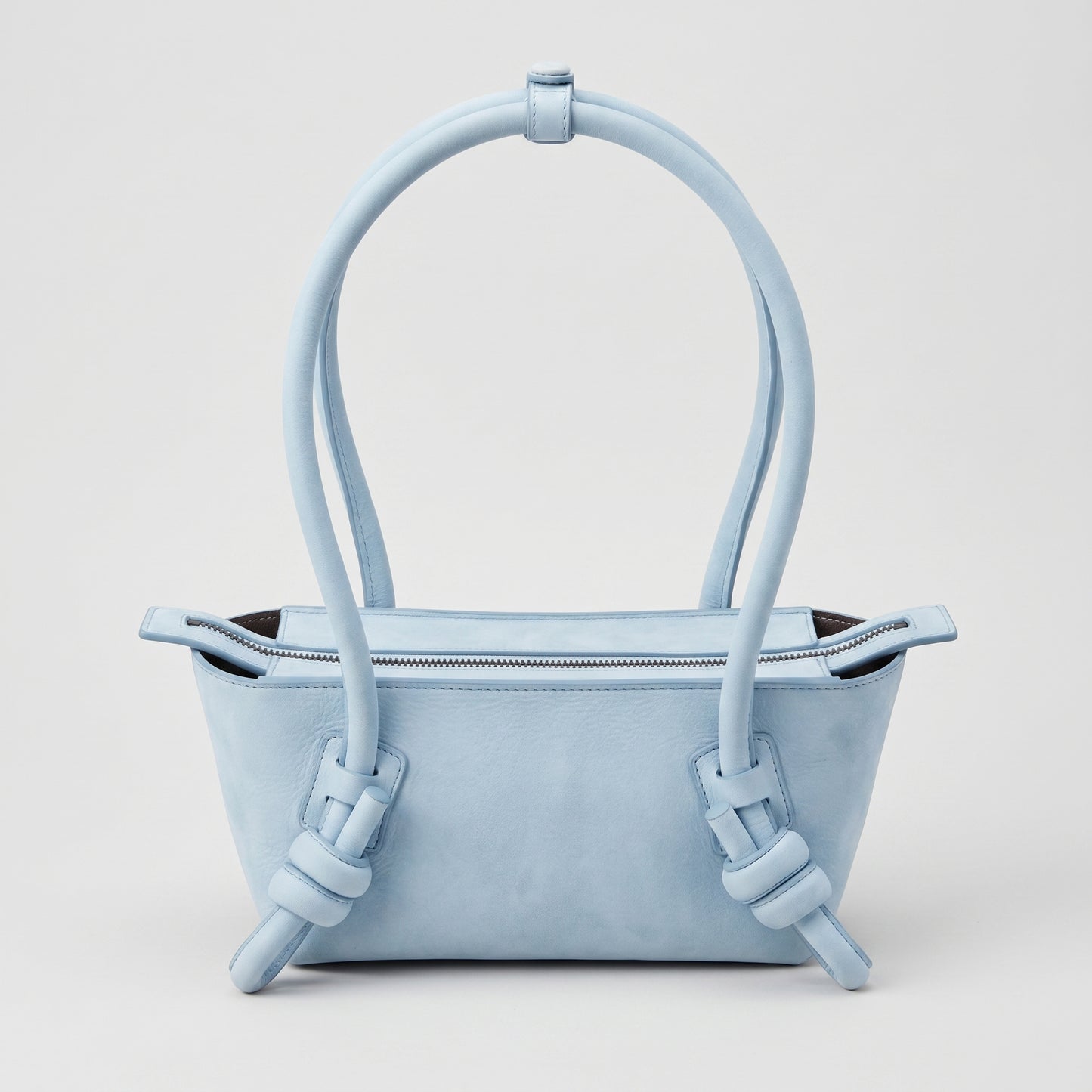 Pastel Blue Knotted Mini Bag