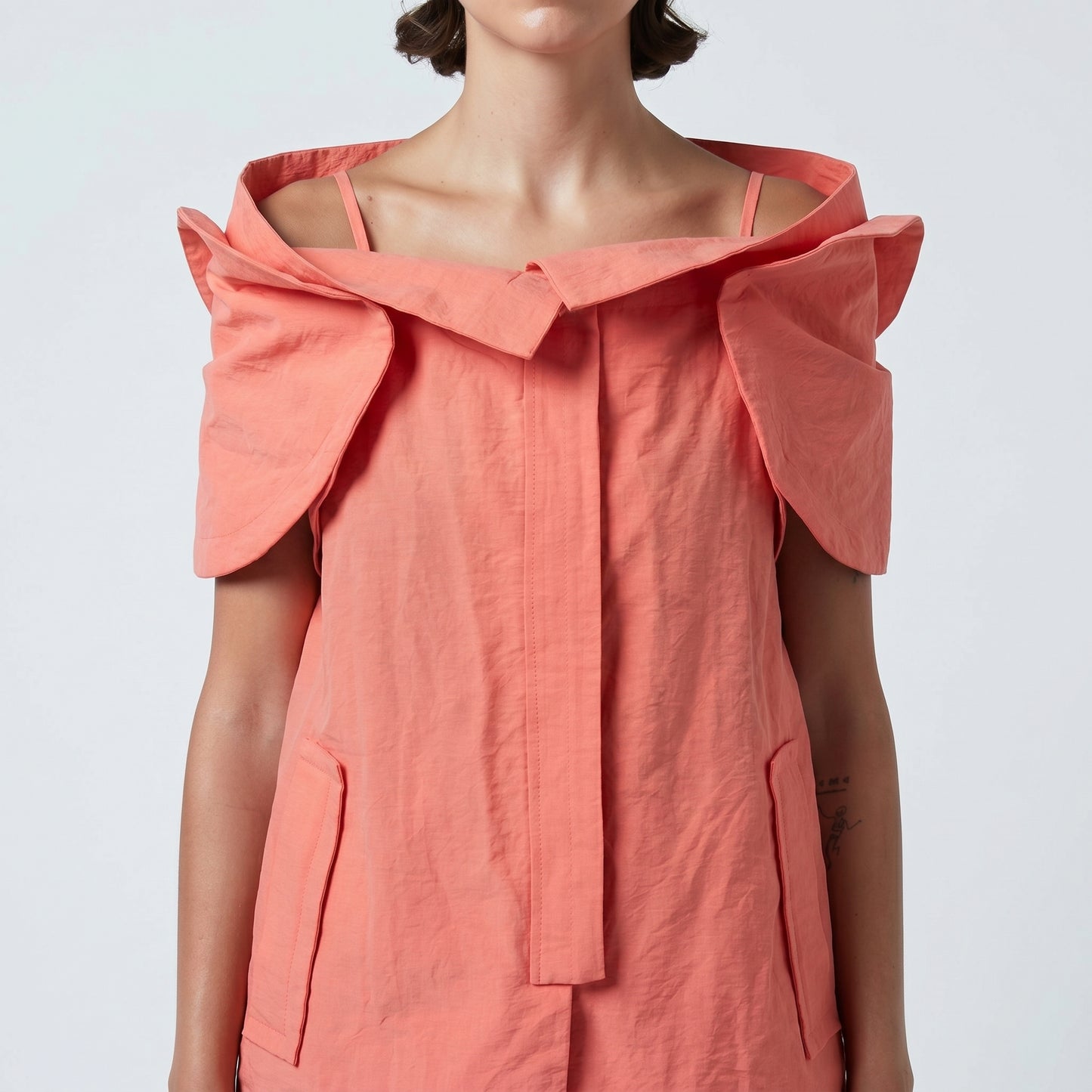 Structured Off-The-Shoulder Vest