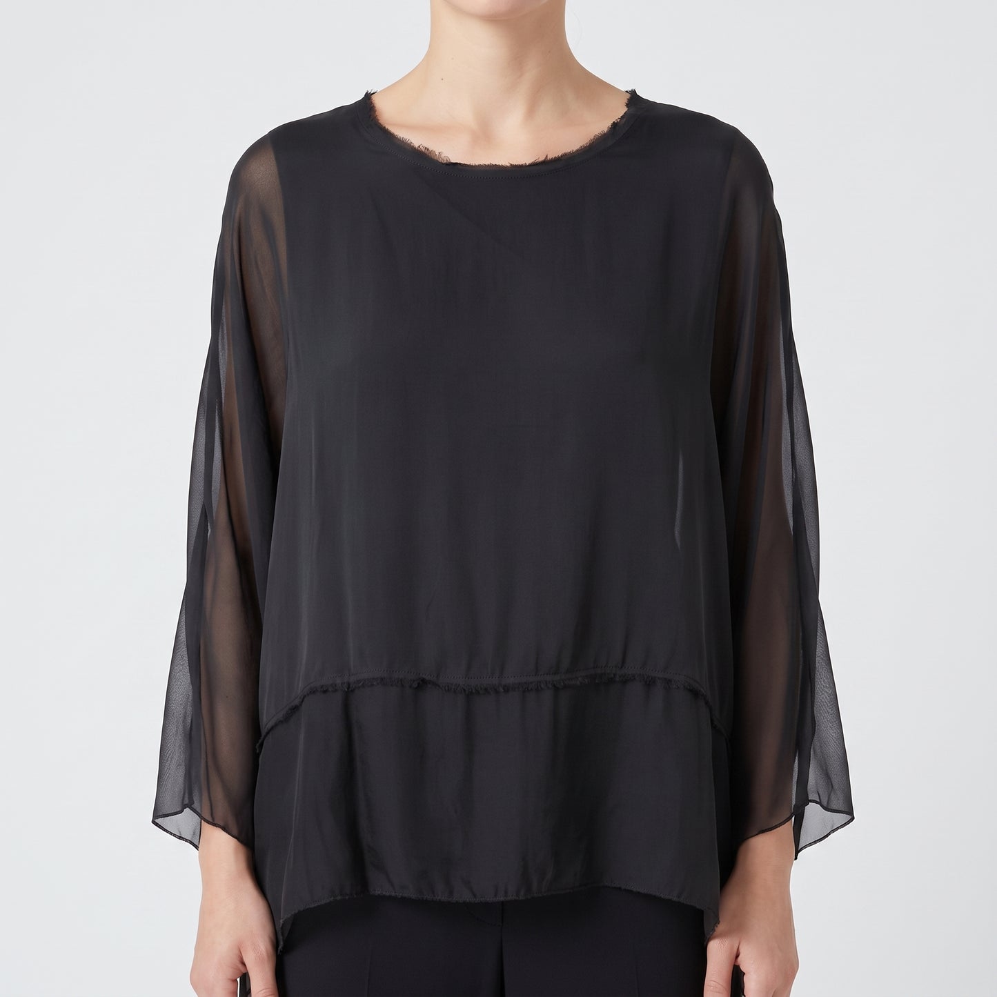 Sheer Ethereal Oversized Blouse