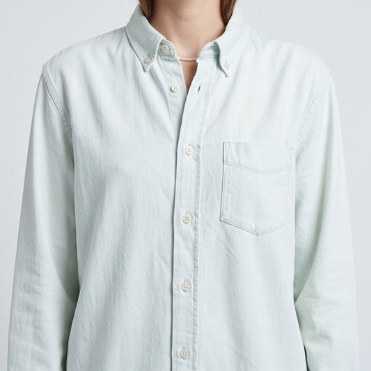 Lightwash Denim Button Down Shirt