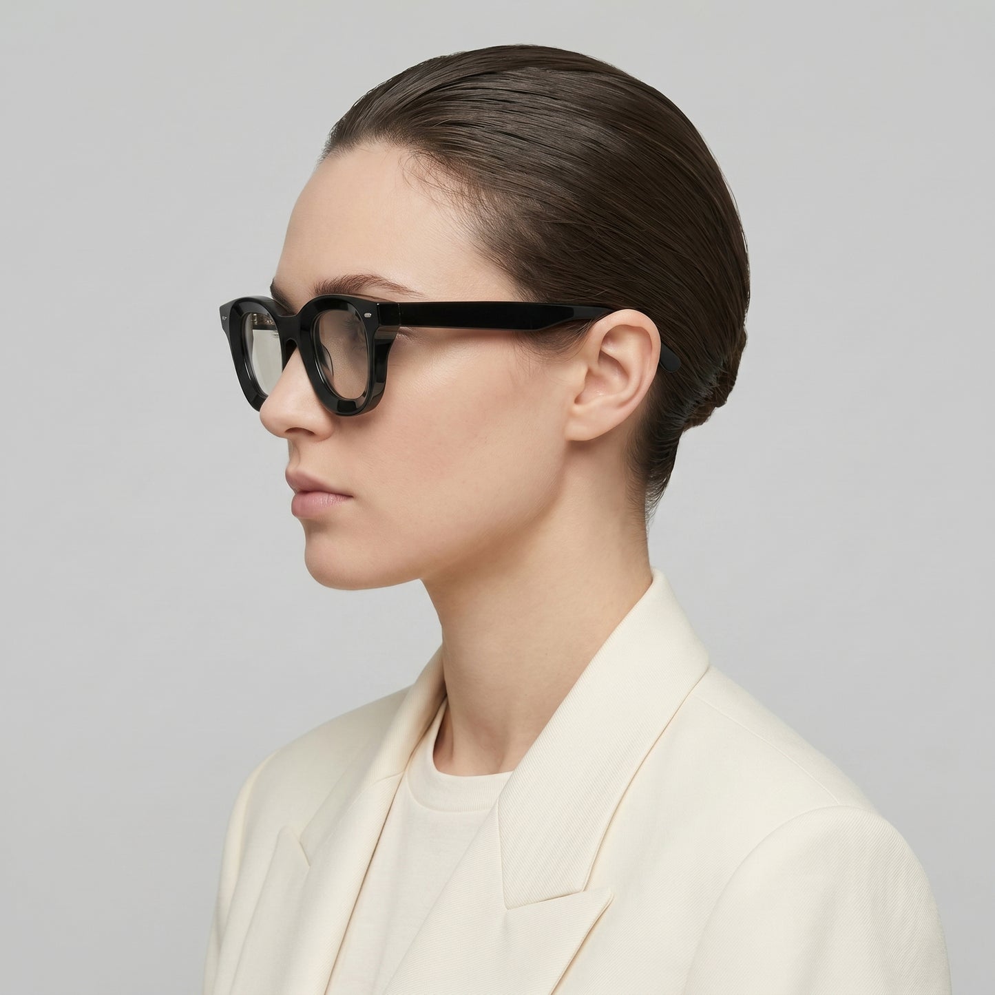 Bold Black Acetate Optical Frames