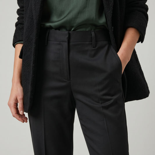 Classic Black Tailored Trousers