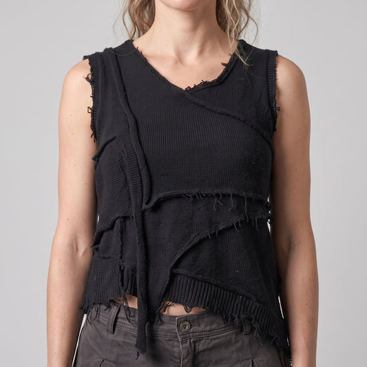 Pleated Cropped Utility Trousers