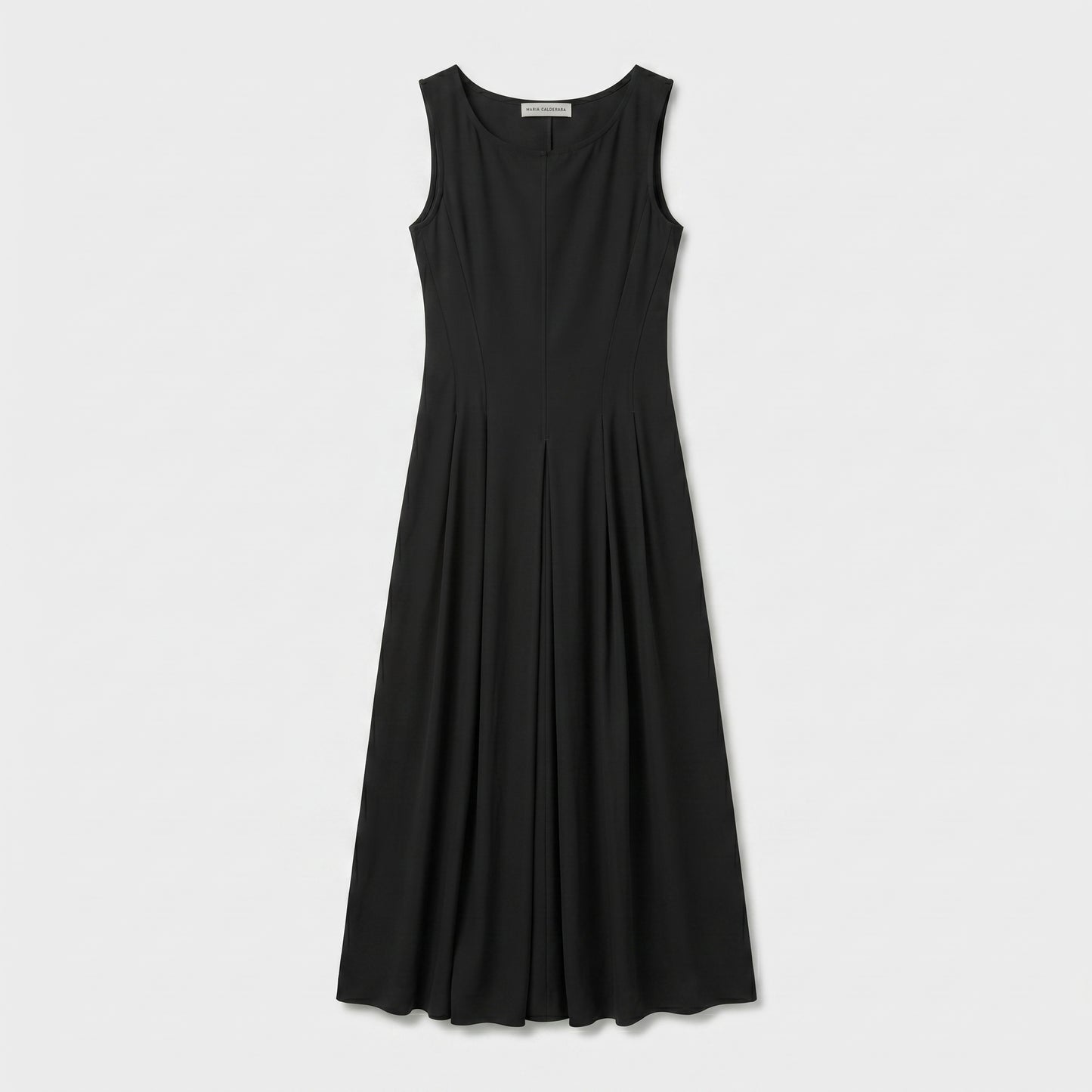 Elegant Pleated Sleeveless Dress