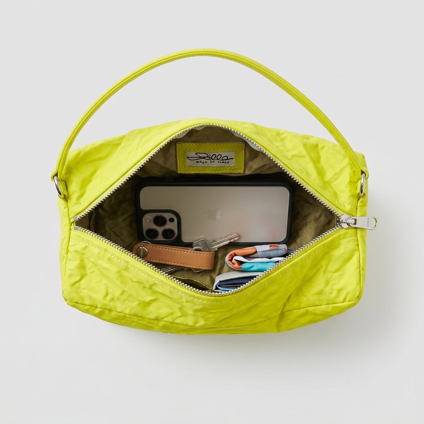 Acid Yellow Crinkle Bag