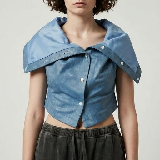 Structured Suede Tailored Vest