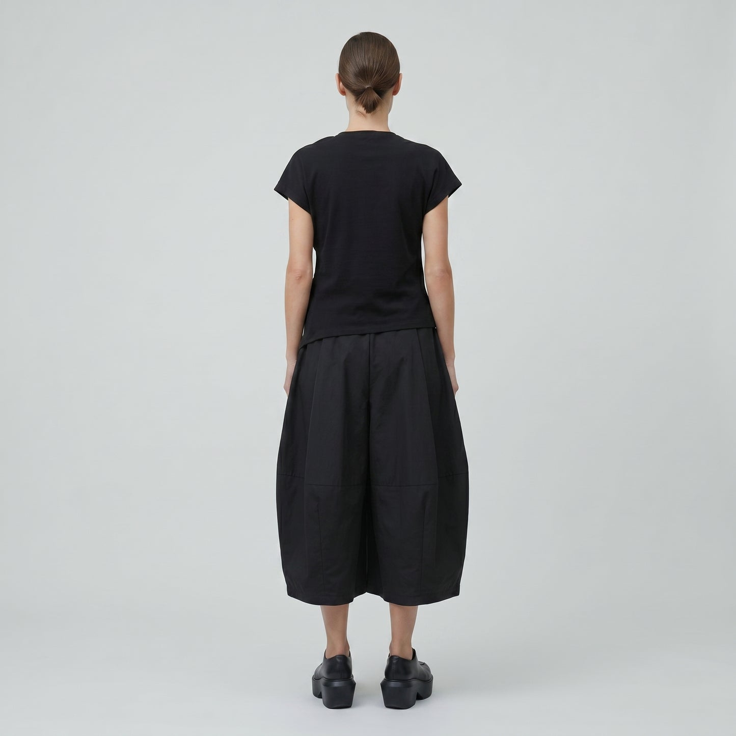 Sculptural Asymmetric Draped Top