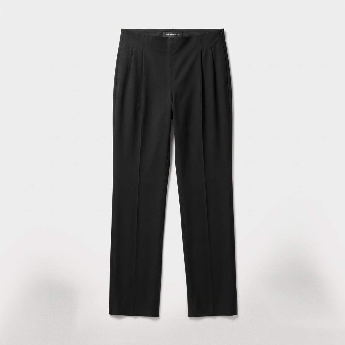 Tailored Black Slim Trousers