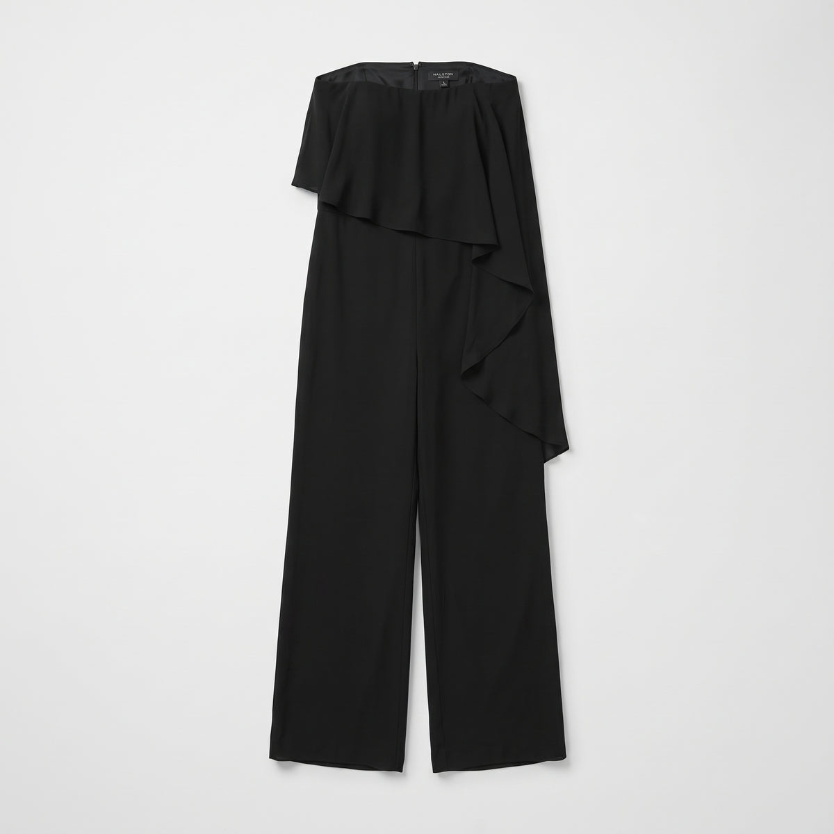 Strapless Ruffle Overlay Jumpsuit