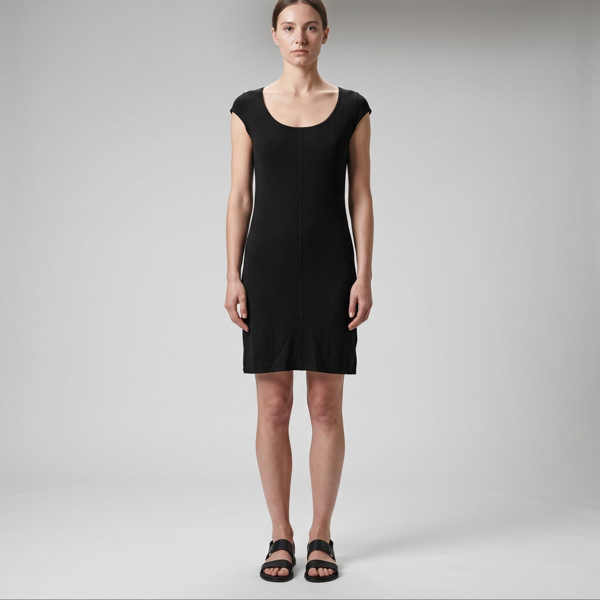 Essential Black Cap Sleeve Top