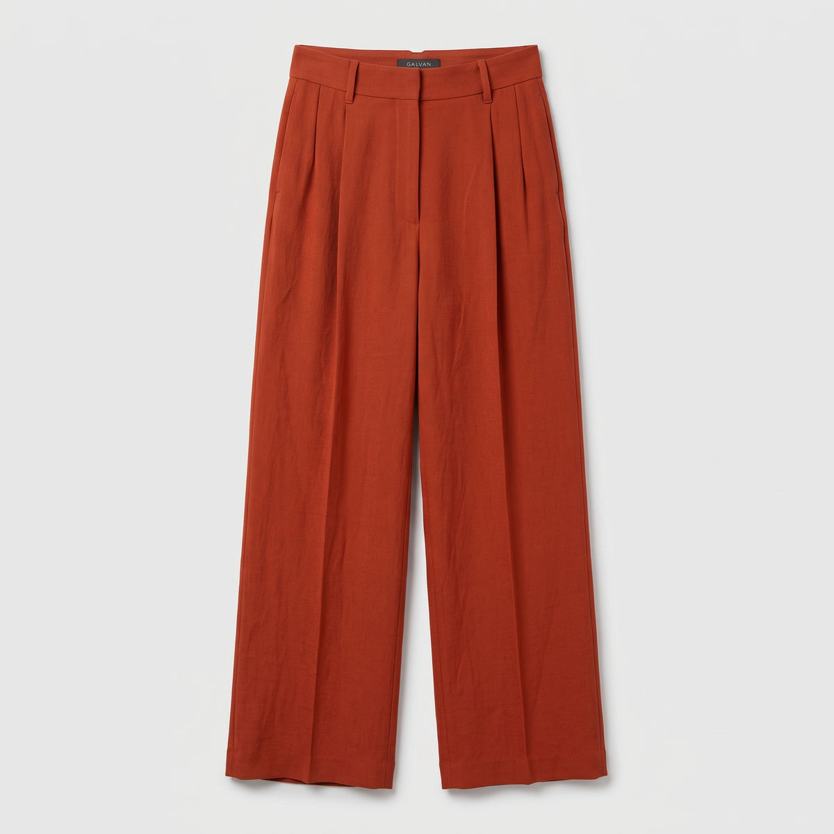 Tailored High-Rise Pleated Trousers