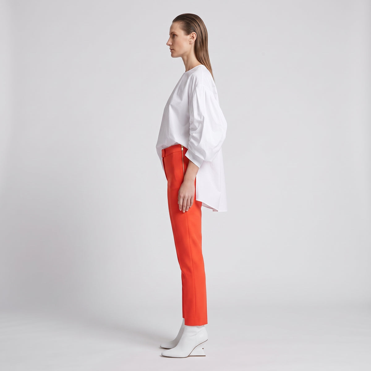 Vibrant Tailored Straight Leg Trousers