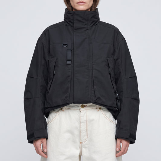 High-Waisted Off-White Barrel Jeans