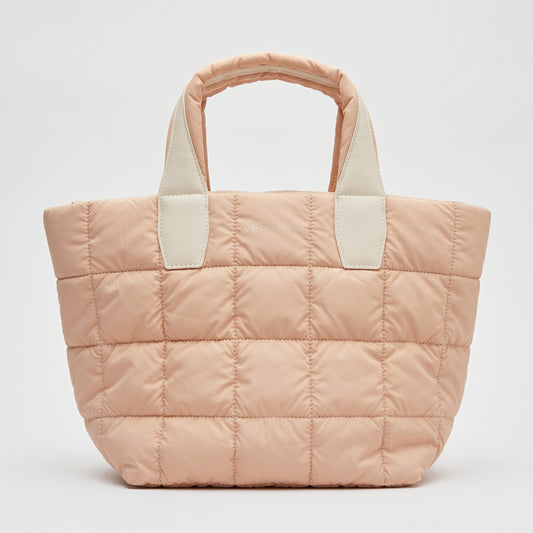 Quilted Nylon Tote Bag