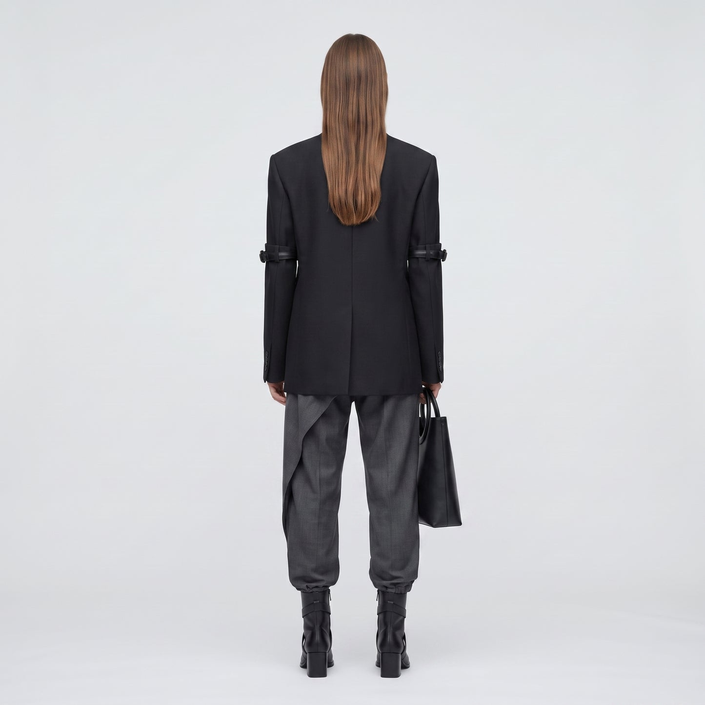 Buckled Detail Tailored Blazer