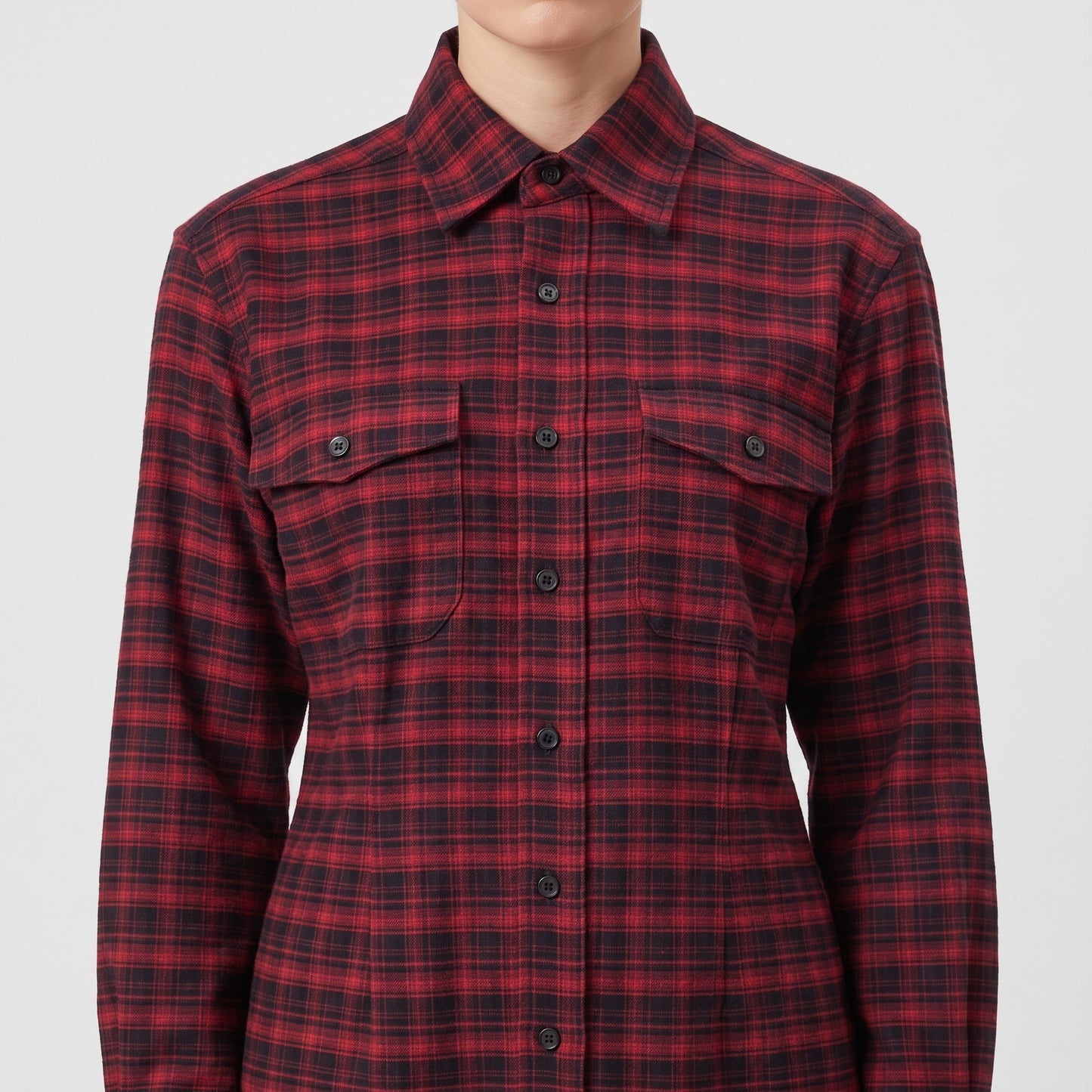 Red Plaid Flannel Shirt