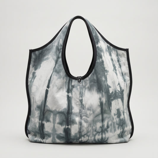 Tie-Dye Canvas Hobo Bag