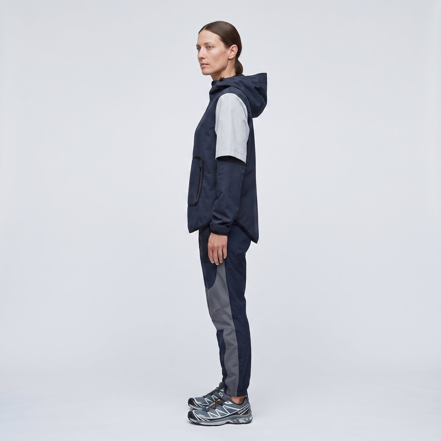 Technical Colorblock Hooded Anorak