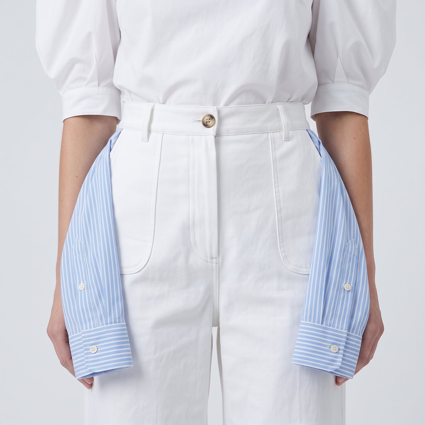 Hybrid Striped Detail Trousers