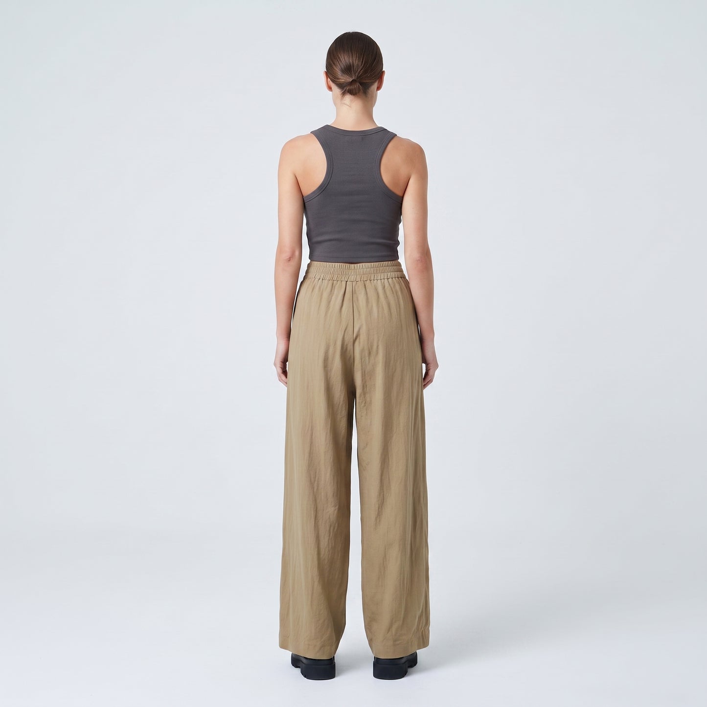 Relaxed Tailored Linen Trousers