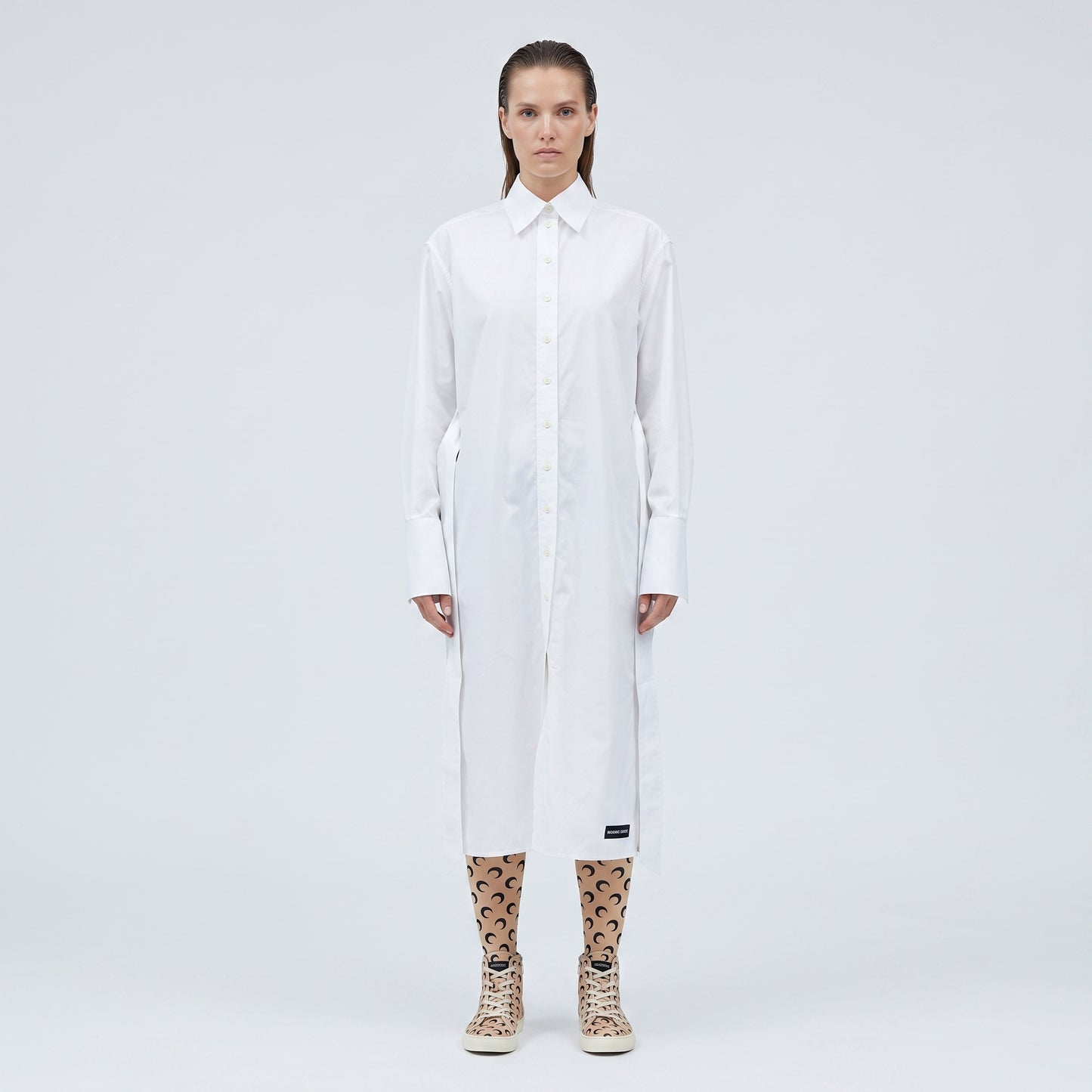 Tailored Longline Cotton Shirt