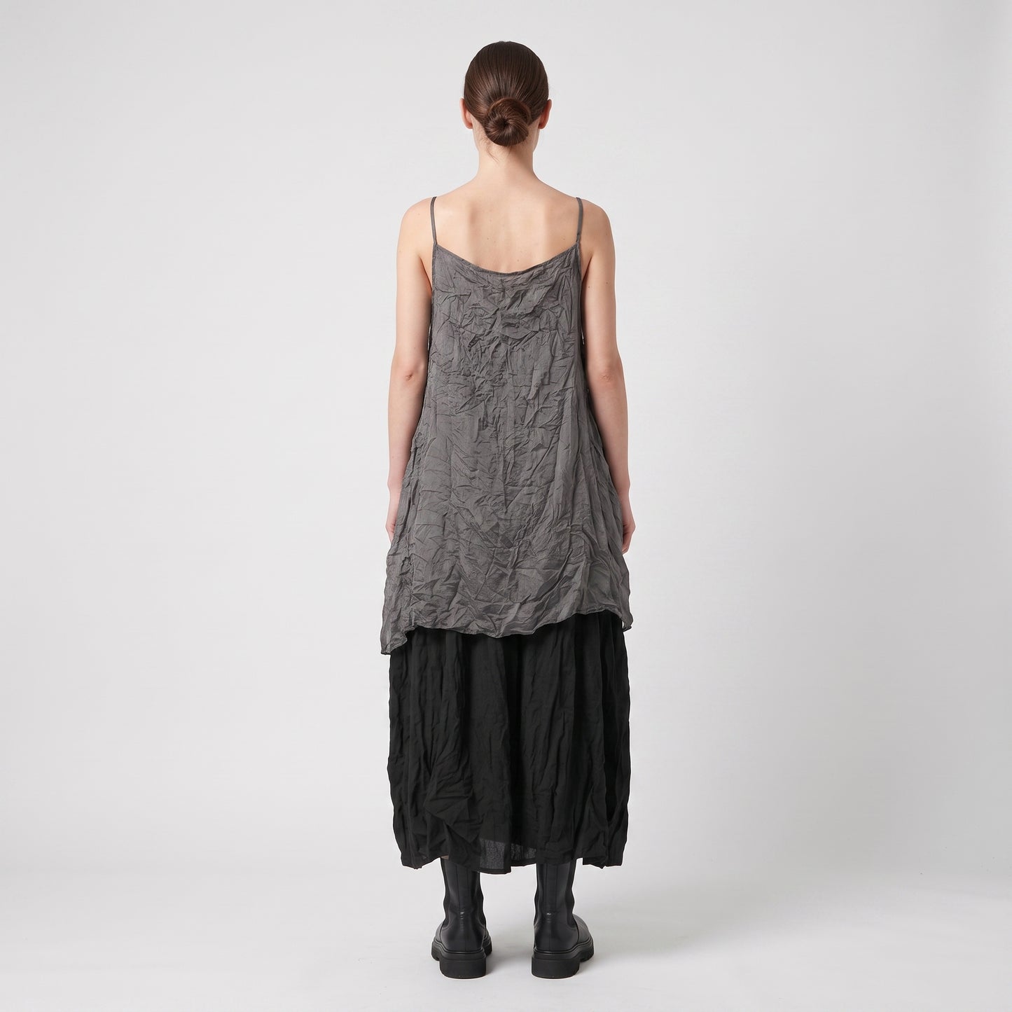 Draped Textured Camisole Top