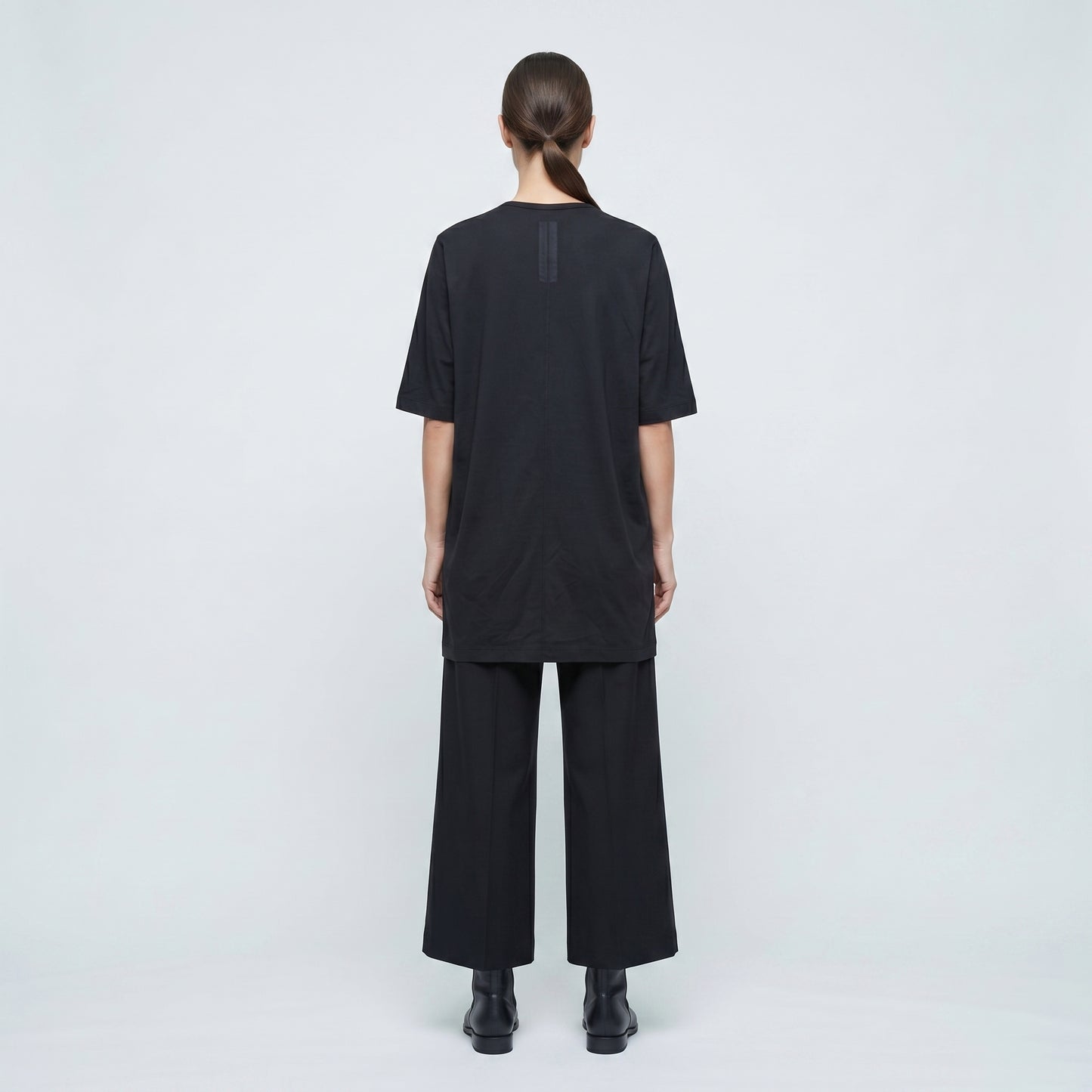 Paneled V-Neck T-Shirt