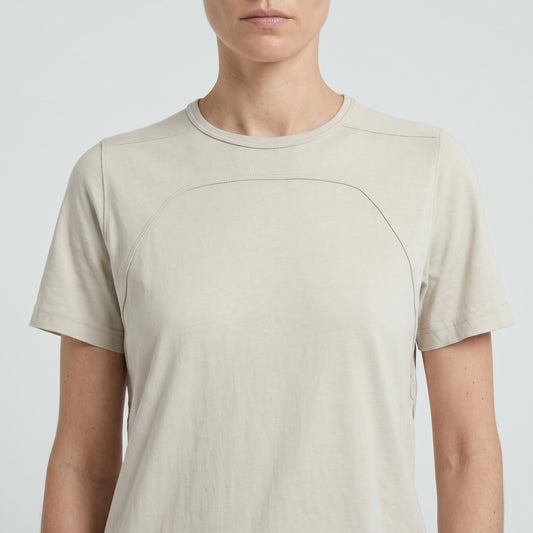 Minimalist Paneled Cotton T-Shirt