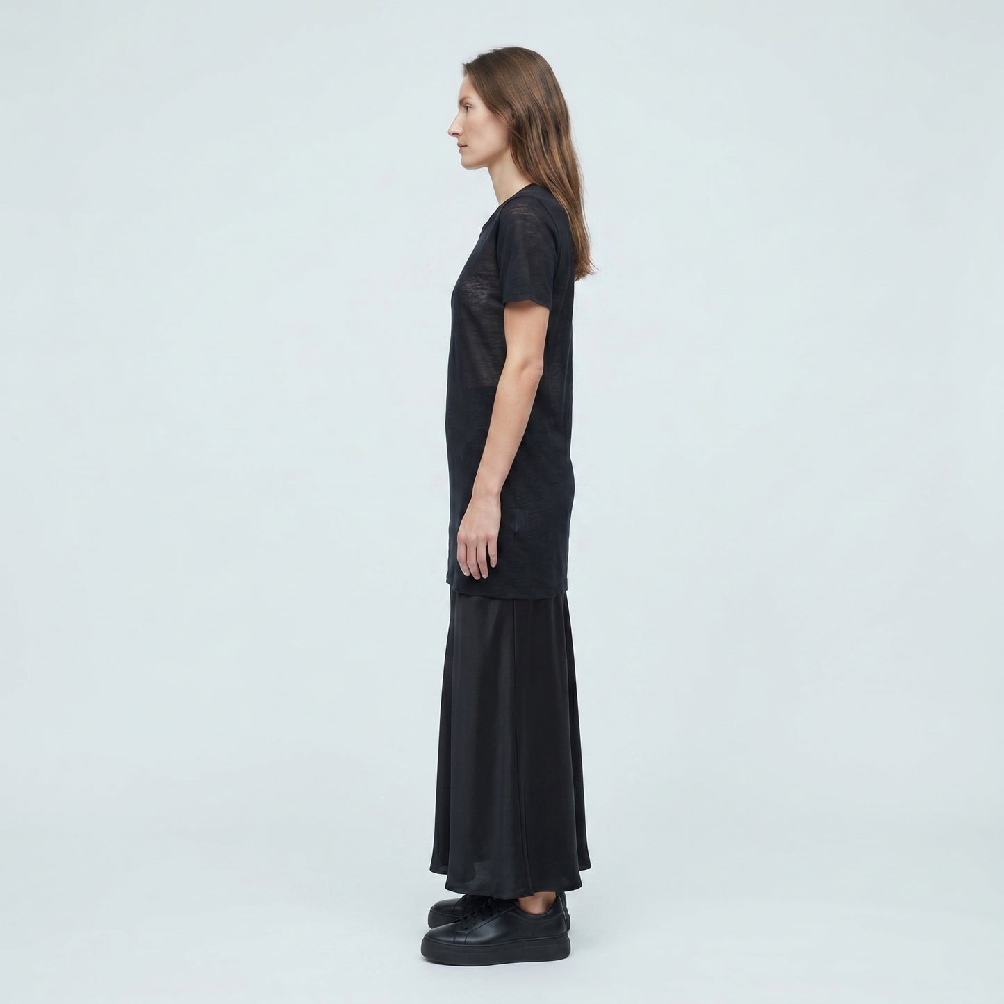 Sheer Lightweight Crewneck T-Shirt