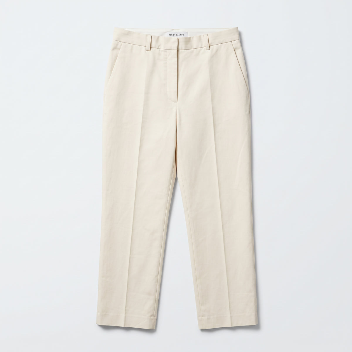 Tailored Cream Cropped Trousers