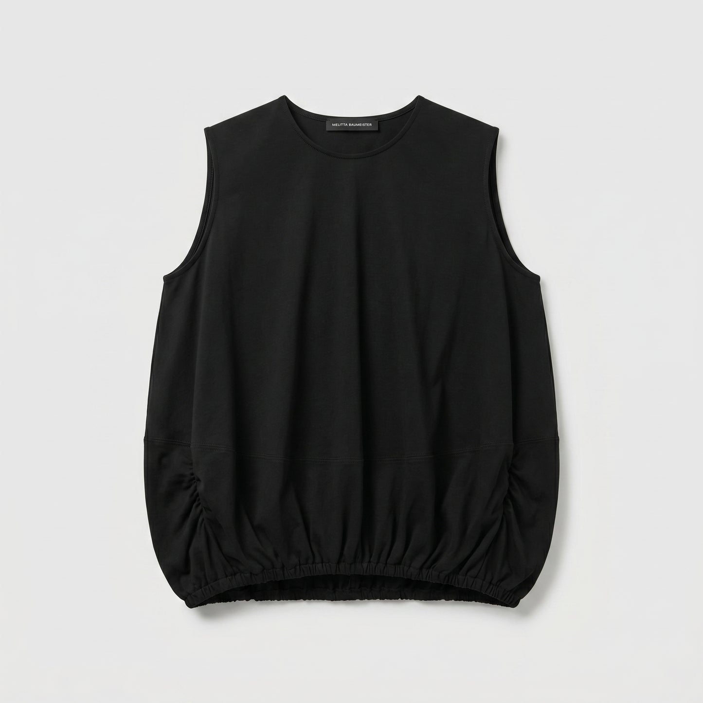 Sleeveless Bubble Hem Top