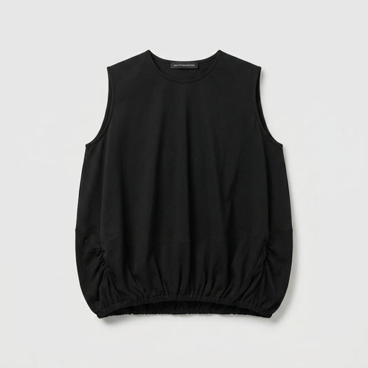 Sleeveless Bubble Hem Top