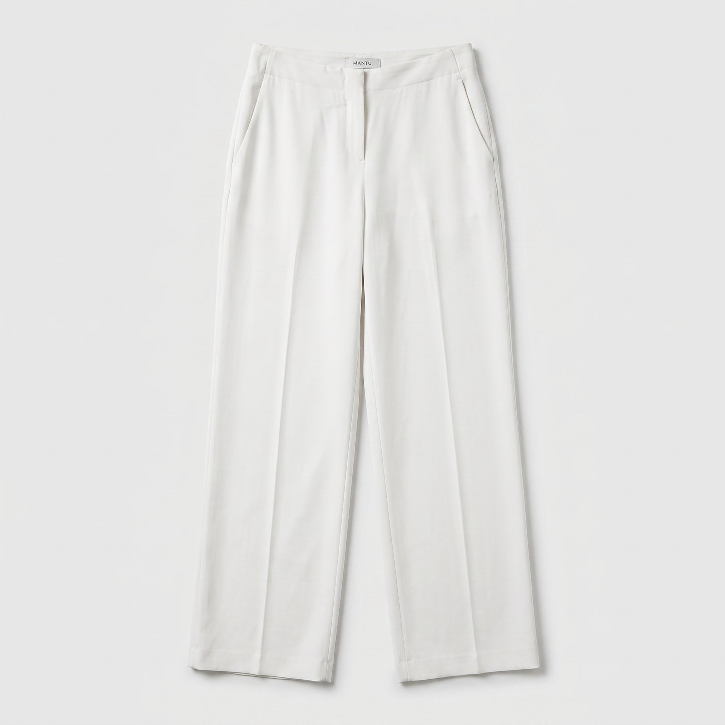 Classic White Tailored Trousers