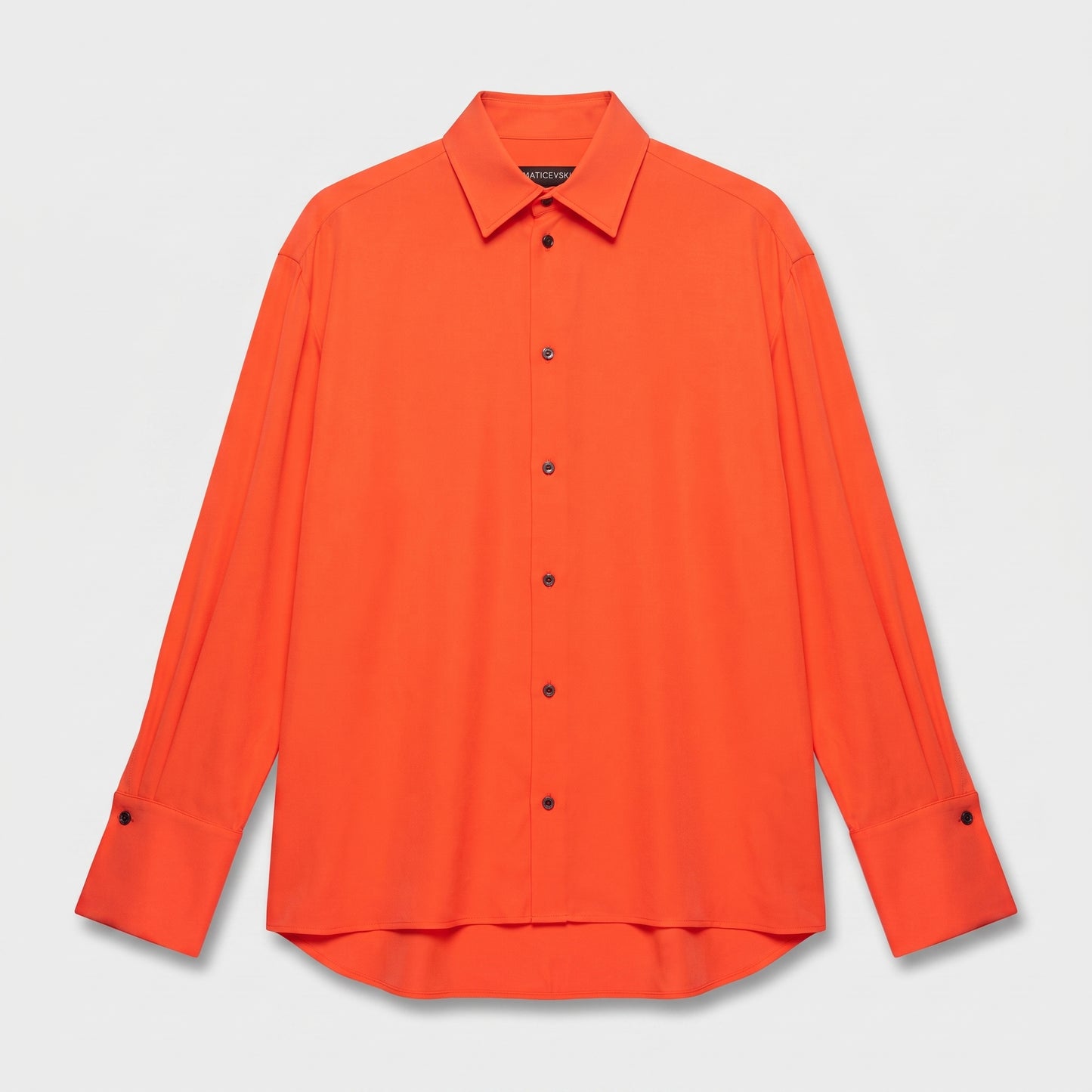 Vibrant Orange Long Sleeve Shirt