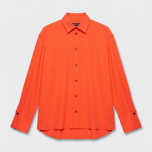 Vibrant Orange Long Sleeve Shirt
