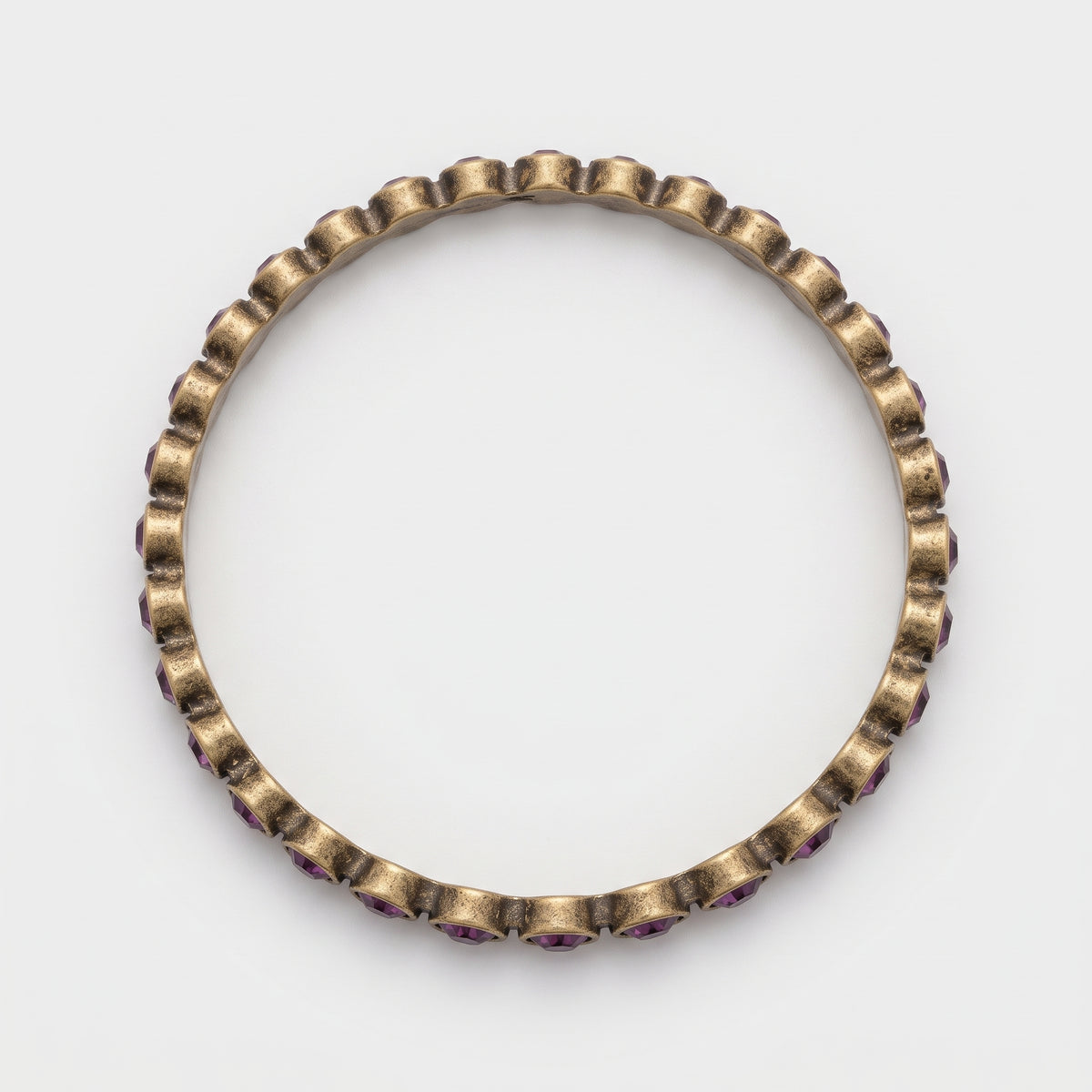 Vintage Crystal Bezel Bangle