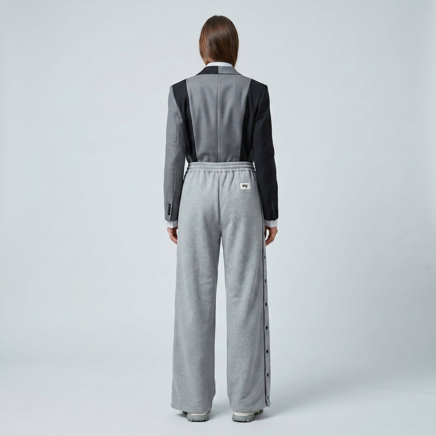 Wide Leg Snap Button Pants