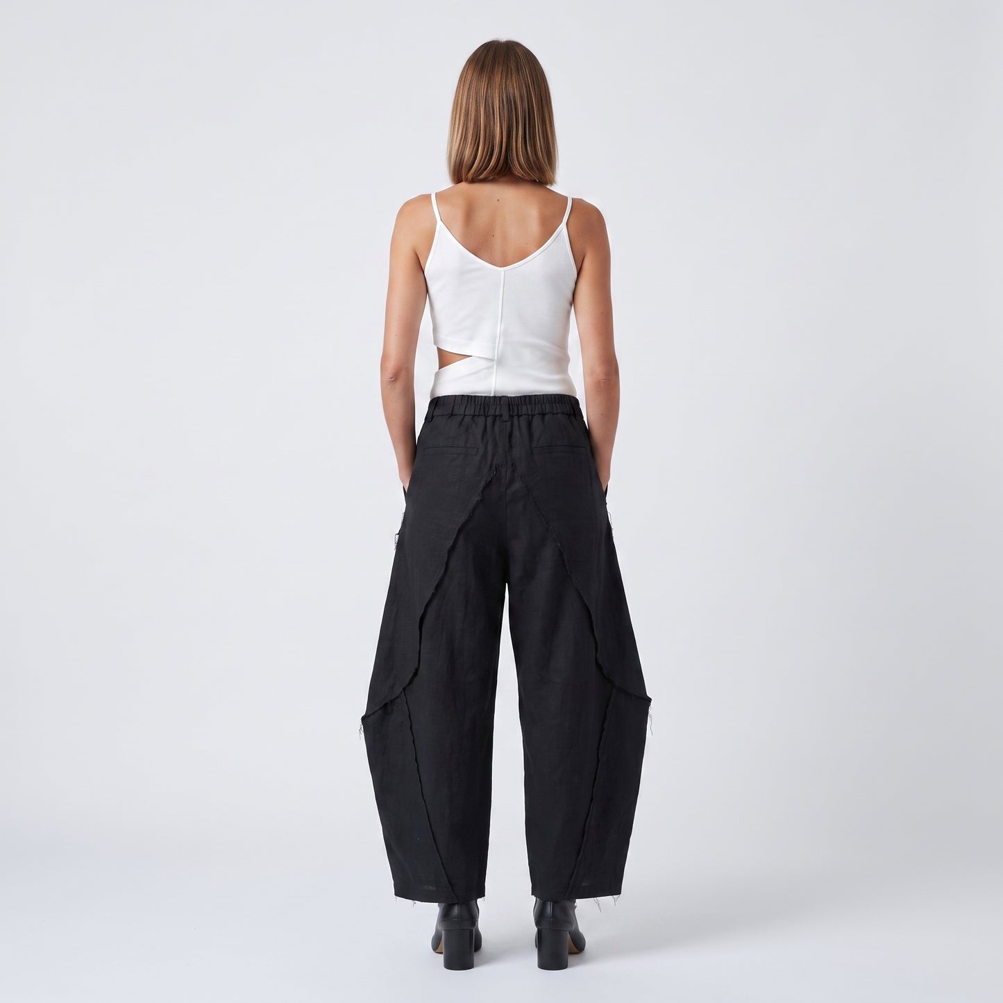 Ribbed Cutout Camisole Tank Top