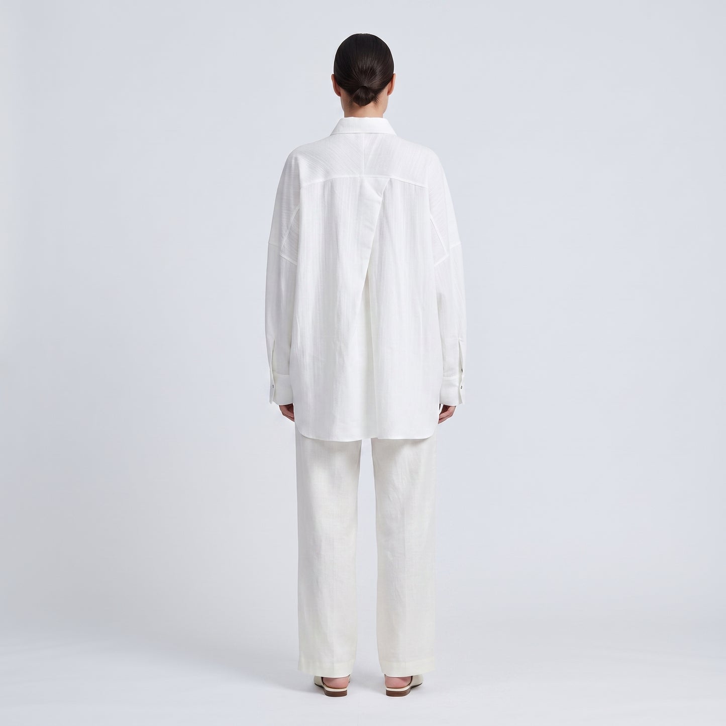 Essential Oversized White Cotton Shirt
