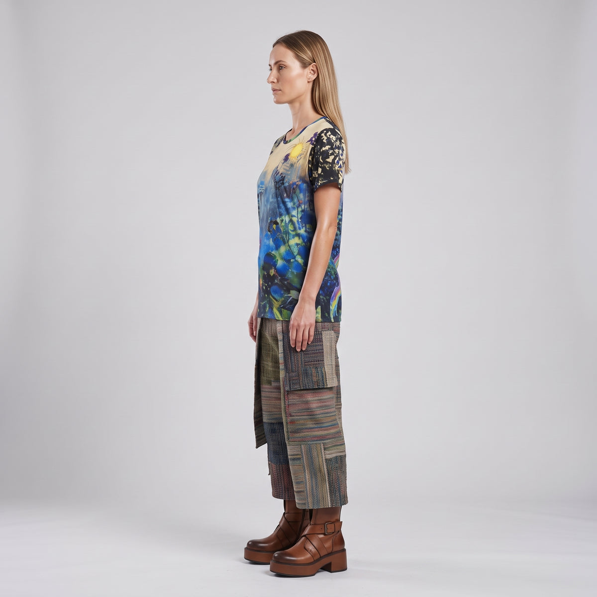 Graphic Printed Artistic Cotton Tee